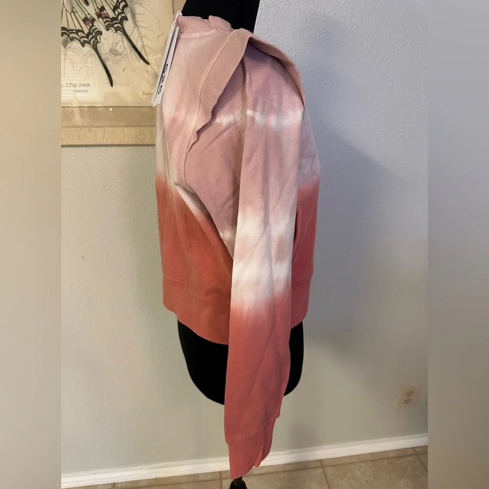 525 America Pink and White Ombre Tie Dye Cardigan NWT